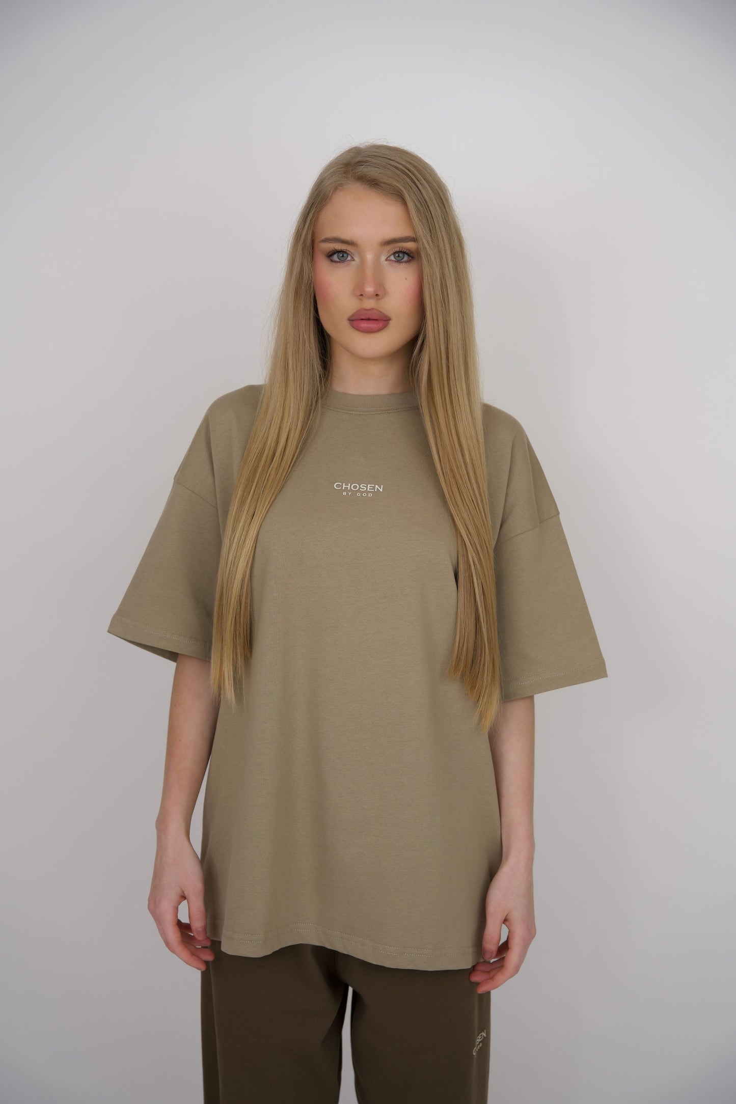 T-SHIRT "CHOSEN" - BEIGE