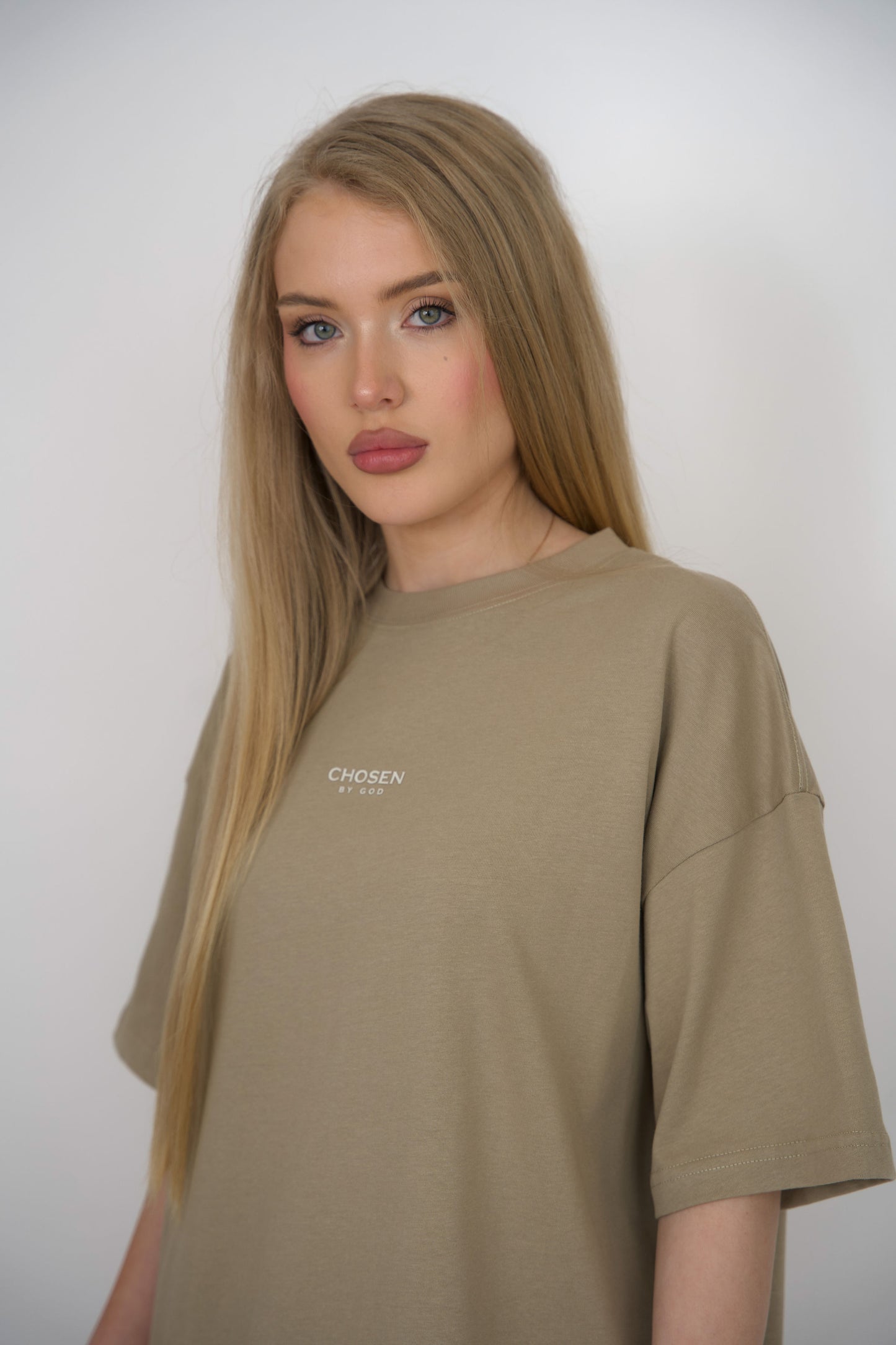 T-SHIRT "CHOSEN" - BEIGE