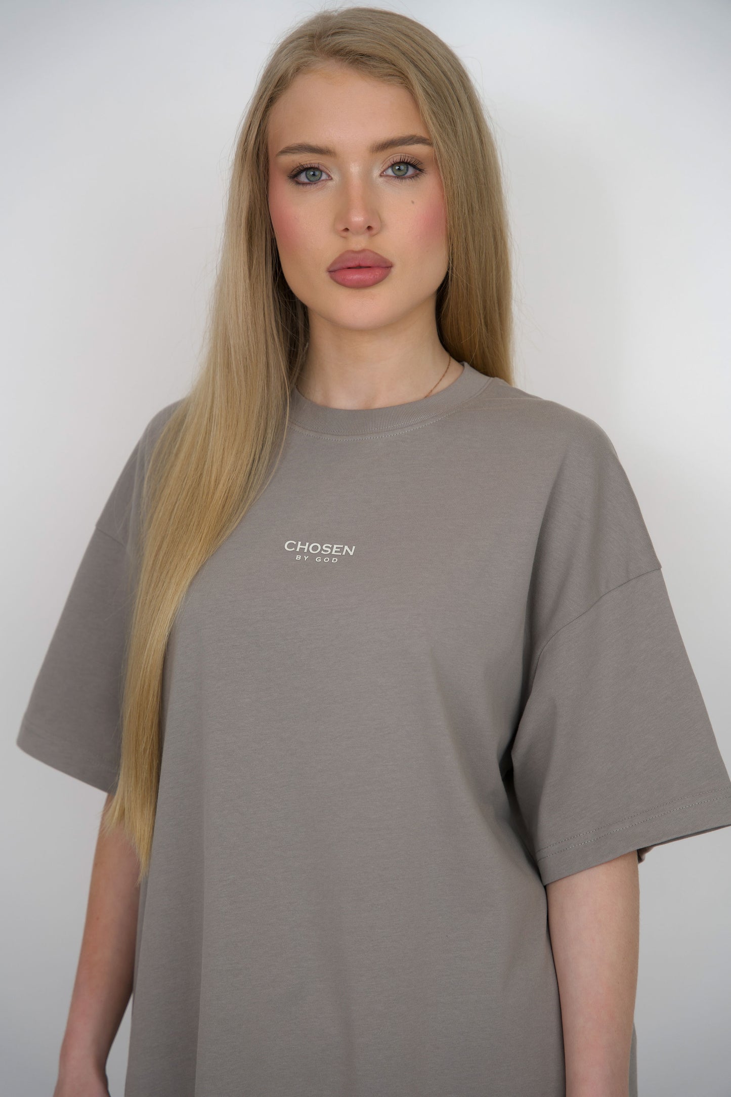 T-SHIRT "CHOSEN" - LIGHT GREY