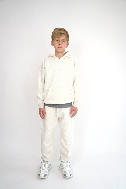 KIDS SUITS - LIGHT HEATHER GREY