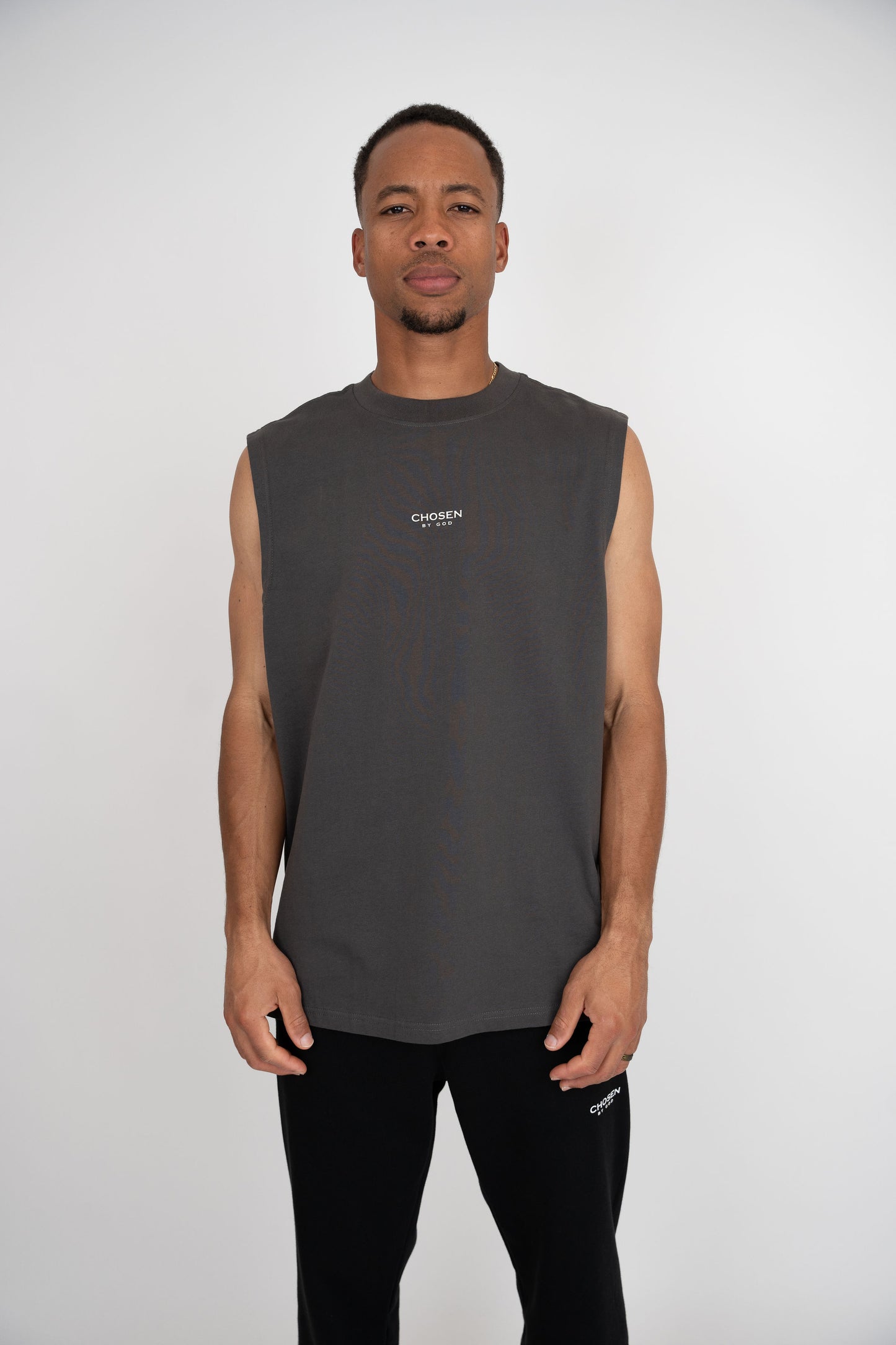 OVERSIZED TANK "CHOSEN" - GRAPHITE