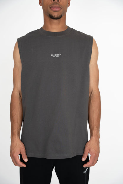 OVERSIZED TANK "CHOSEN" - GRAPHITE