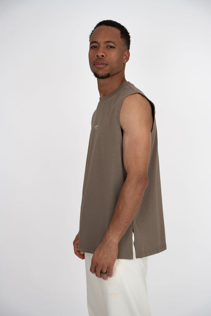 OVERSIZED TANK "CHOSEN" - KHAKI