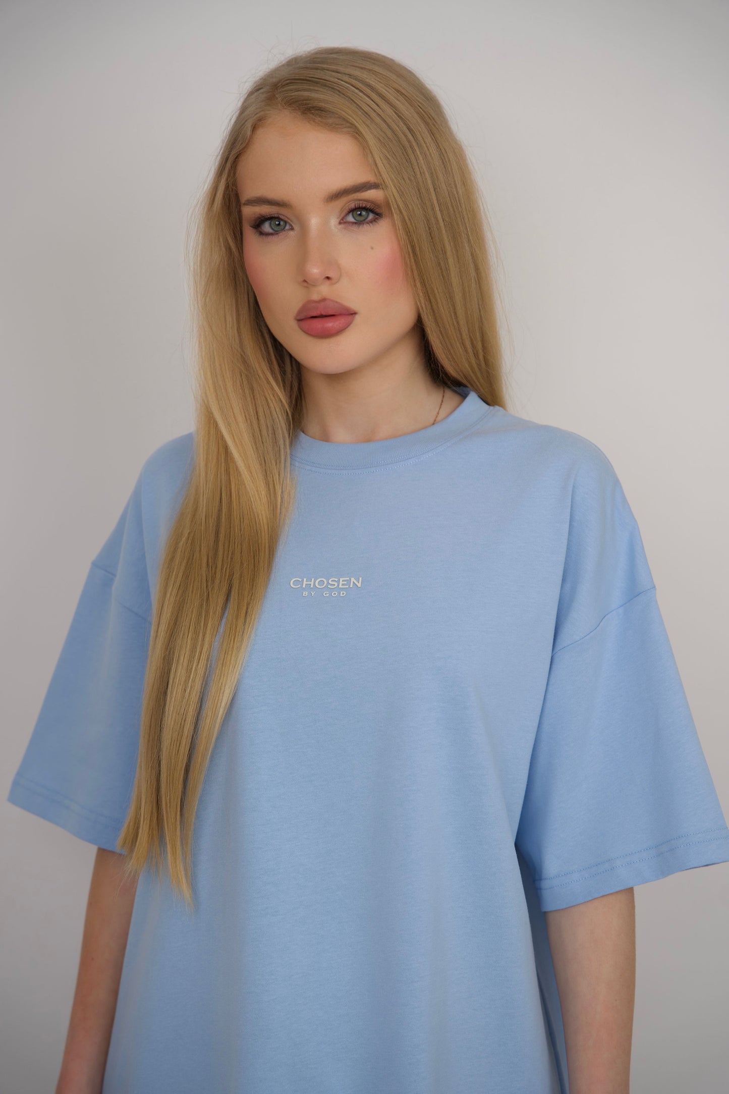 T-SHIRT "CHOSEN" - SKY BLUE