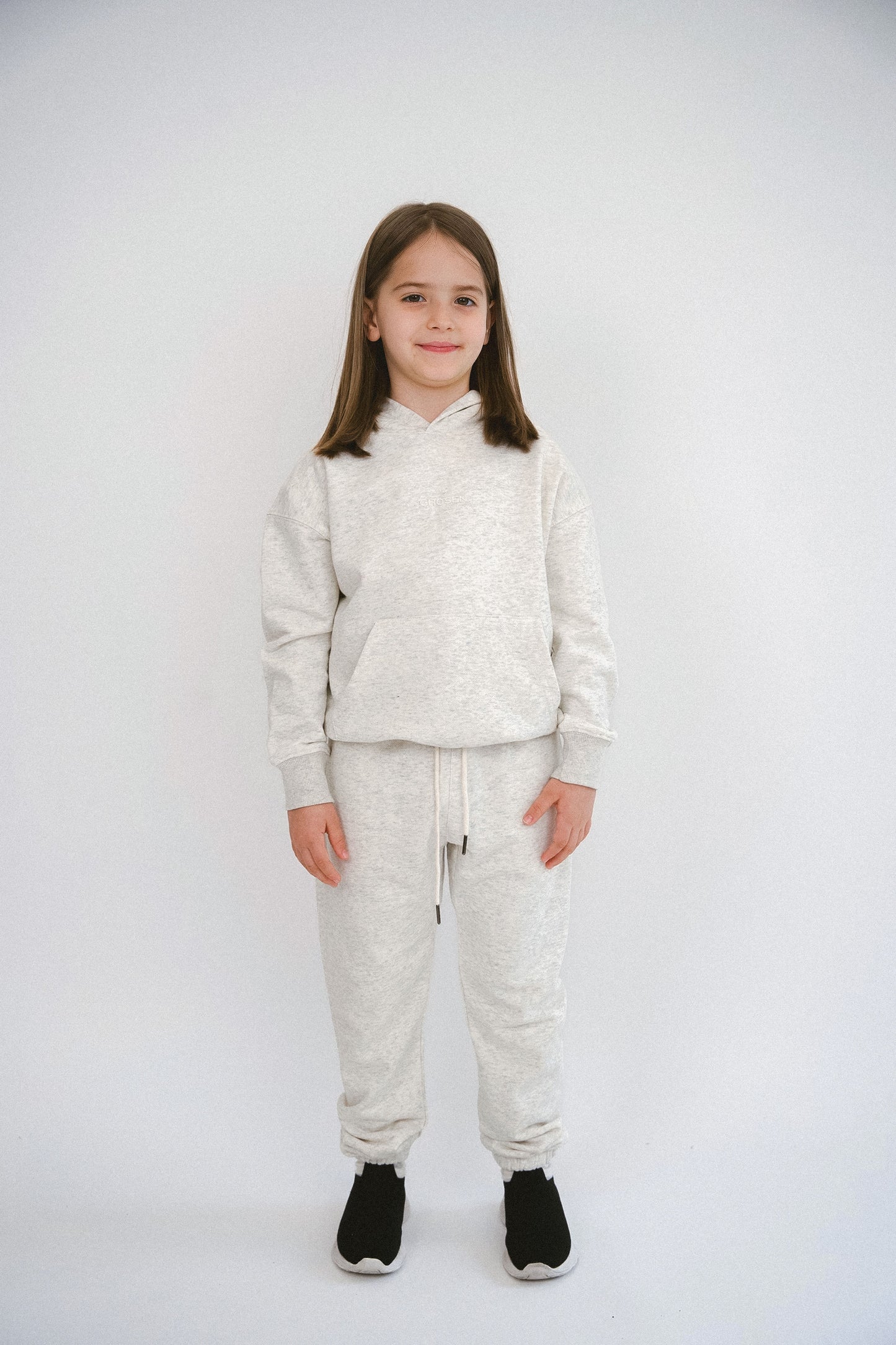 KIDS SUITS - LIGHT HEATHER GREY