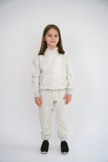 KIDS SUITS - LIGHT HEATHER GREY