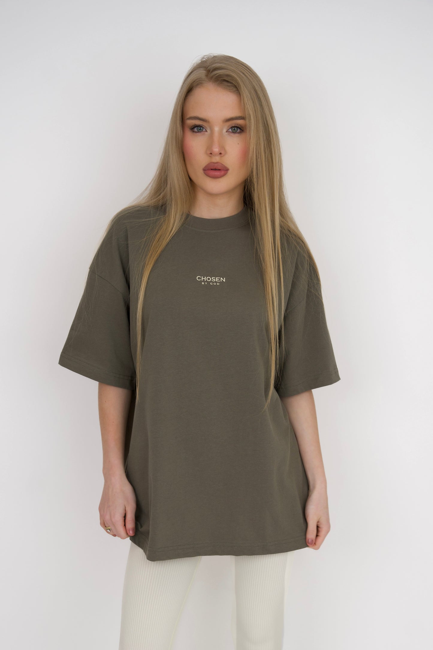 T-SHIRT "CHOSEN" - KHAKI