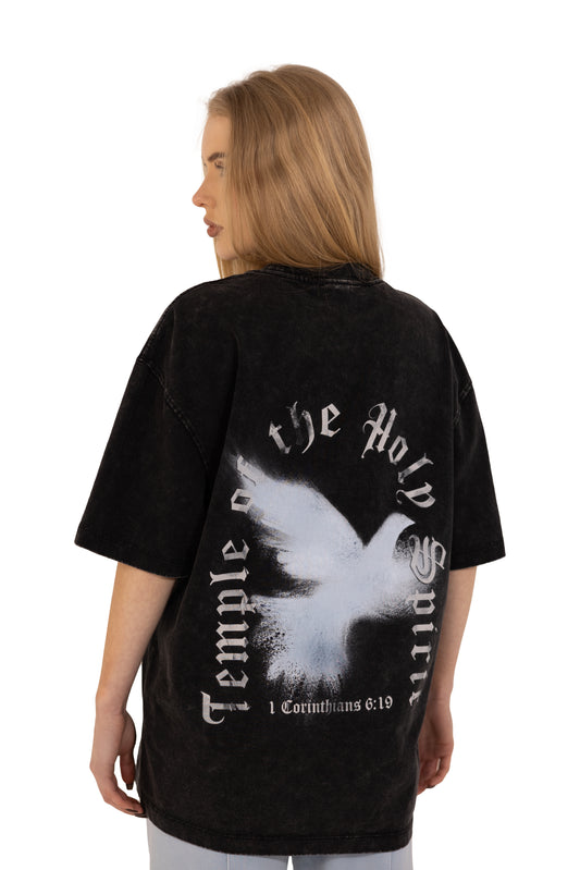 T-SHIRT "HOLY SPIRIT" - GRAY